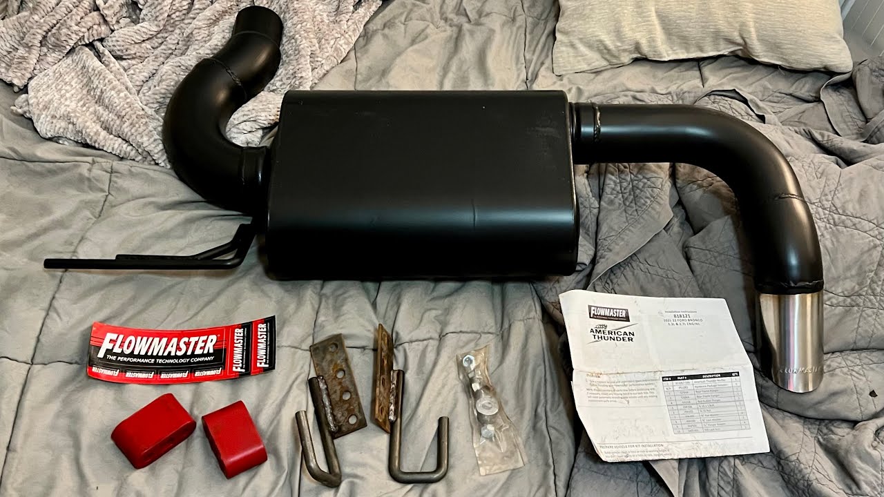 Bronco Flowmaster American Thunder Axle Back Exhaust