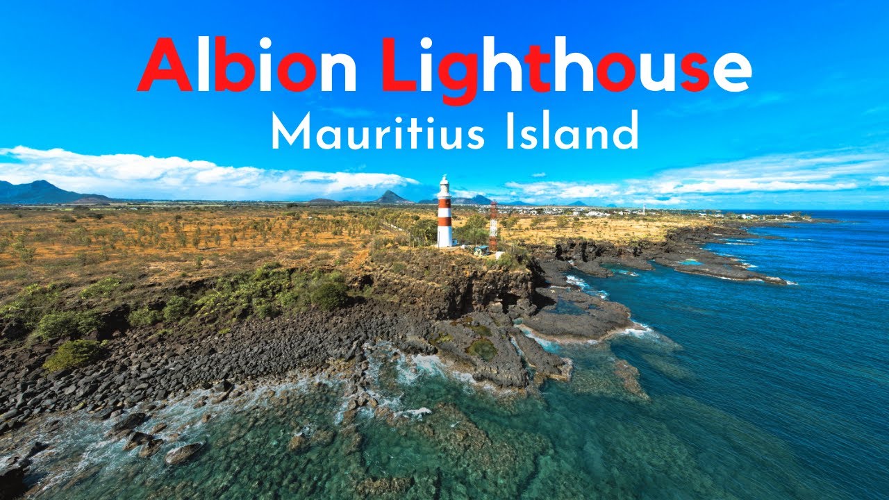 MAURITIUS ISLAND - ALBION LIGHTHOUSE PHARE 4K - Dji Air 2S