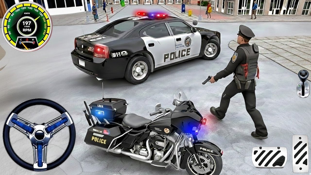 Police Car Chase Simulator Game - Real Cop Cars Driving Simulator 3D 2026 - Android GamePlay