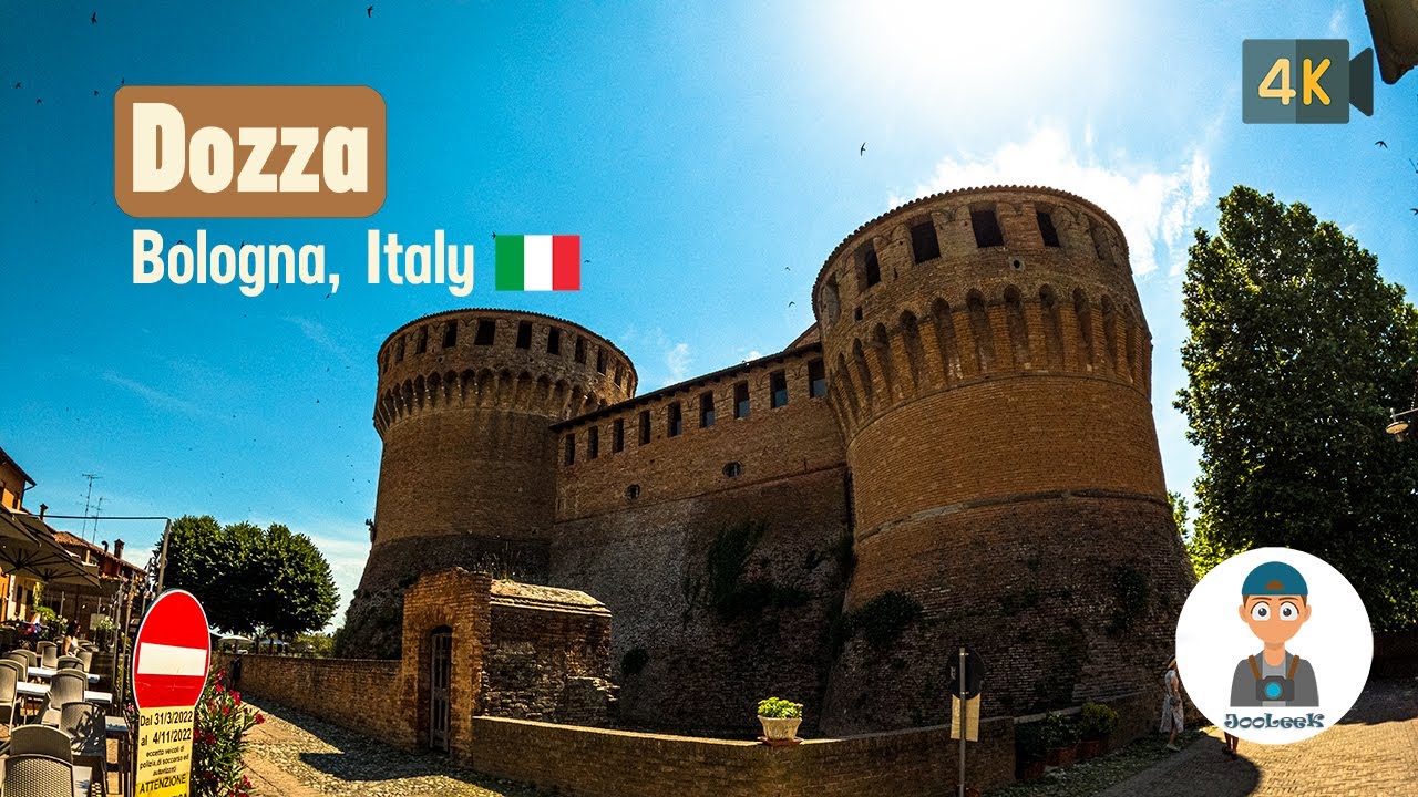 Доцца, Болонья, Италия 🇮🇹 - Лето 2022 г. - Прогулка в 4K