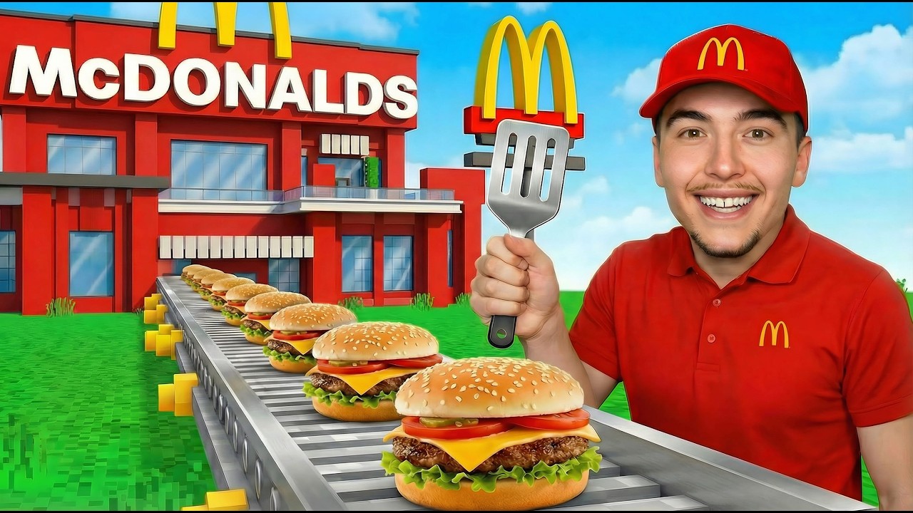 J'ai Ouvert un RESTAURANT RÉALSITE sur Minecraft !