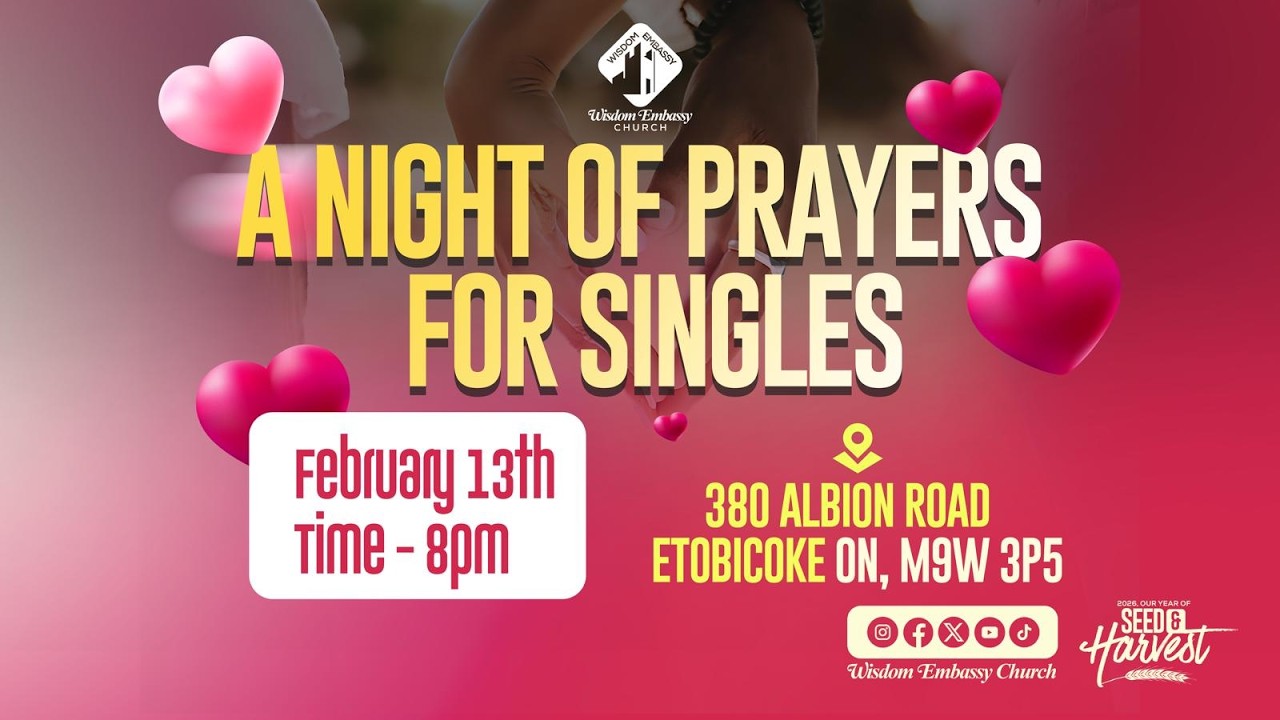 PUSH NIGHT | PRAYERS FOR SINGLES | PS. S. ADAM WUNIBEE 2026