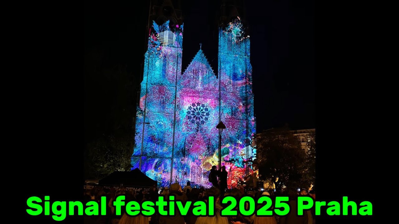 Signal festival 2025 v Praze 🇨🇿 - Největší světelná show v Česku