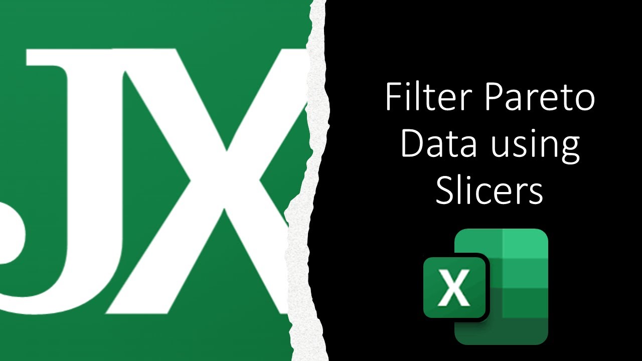 Filter Pareto Data using Slicers in Excel