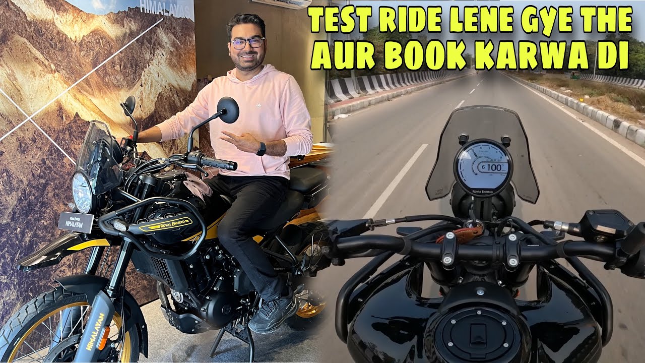 Test Ride Lete Hi New Royal Enfield Himalayan 450 Book Karwa Di 😍 | Delivery Kab Hogi ?