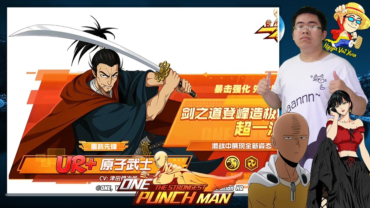 One Punch Man: The Strongest #560 UR+ Atomic Samurai Phần 6 | Sever Trung | Nguyen Viet Xuan