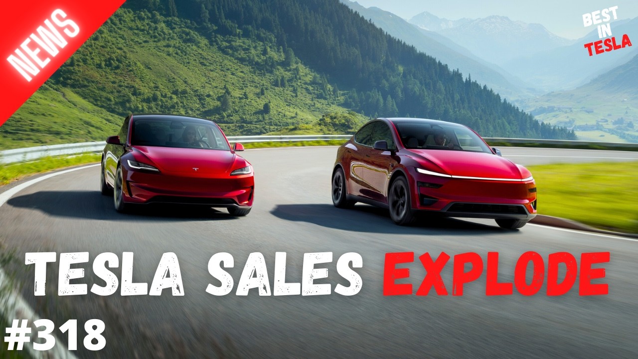 Эпическое возвращение Tesla, рекордные показатели в Китае, Южная Корея +342%, Япония +200%, прибы...