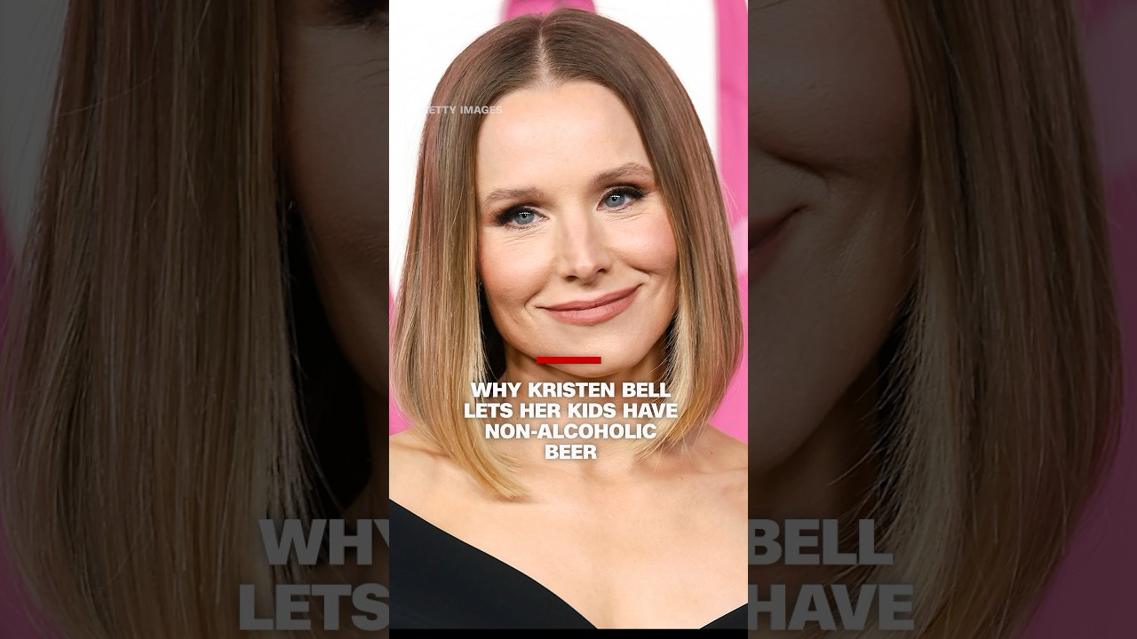 Kristen Bell explains why she lets her kids drink non-alcoholic beer