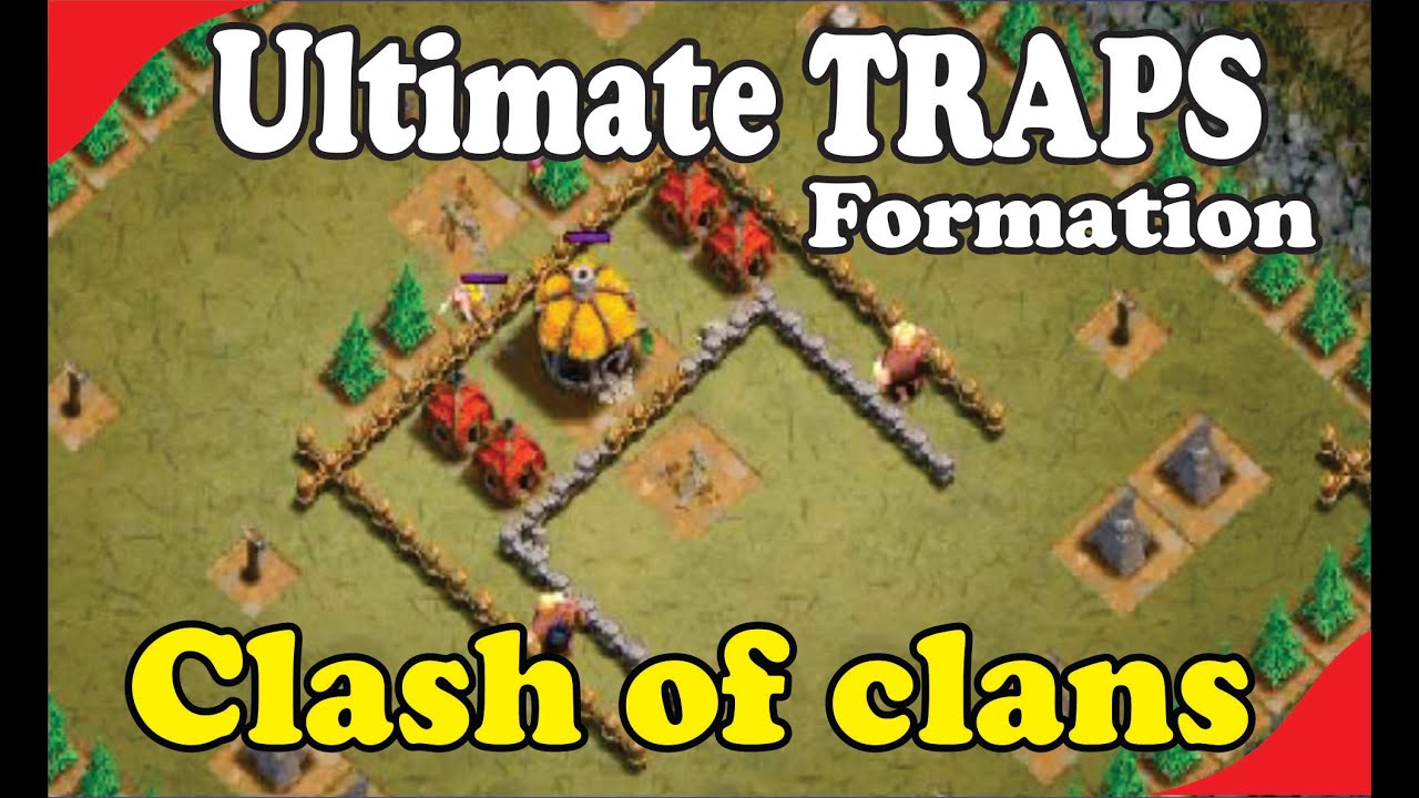 Ultimate TRAPS Formation | Traps Vs All Troops | Clash of Clans 2023