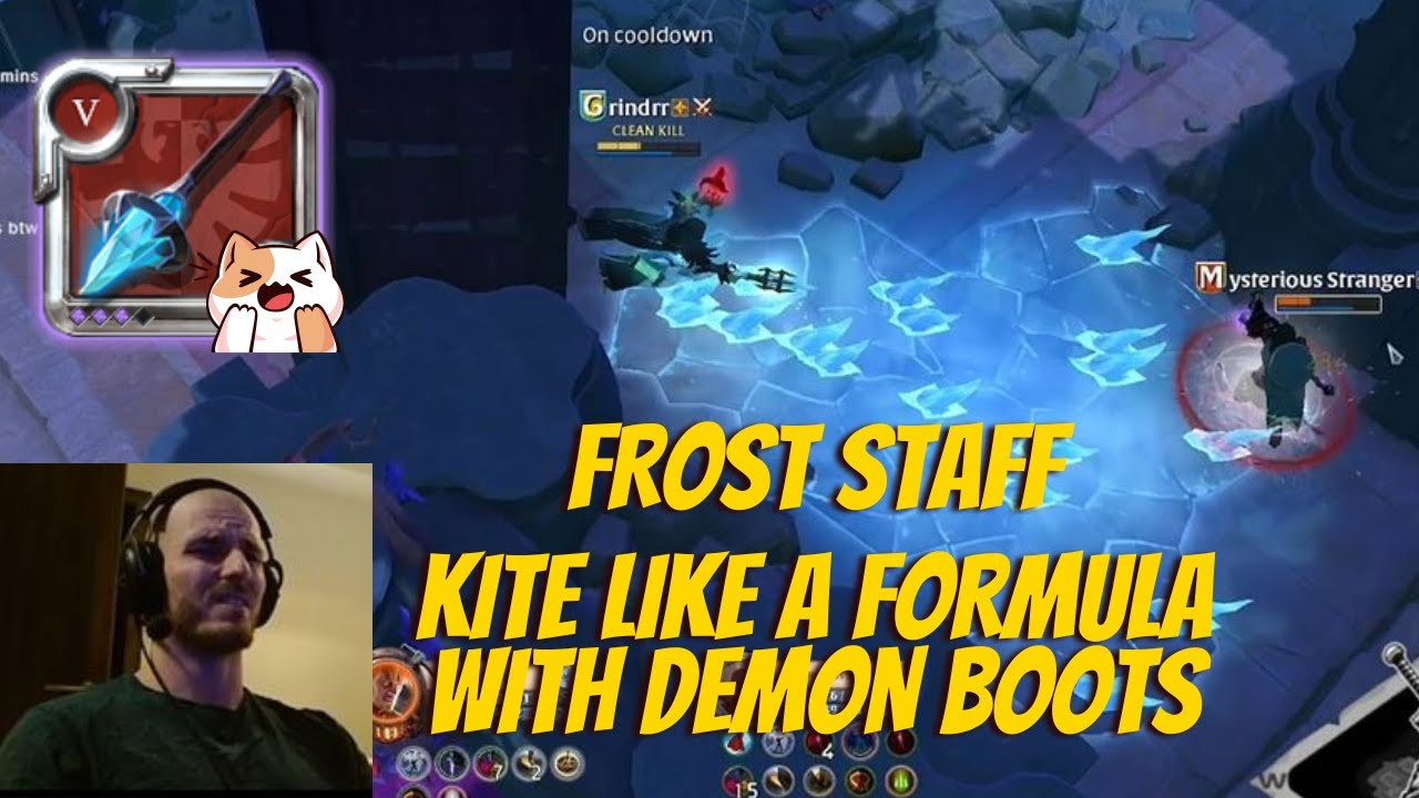 Step up your kite game with demon boots frost staff! | EDUCATIVE PVP | ALBION ONLINE