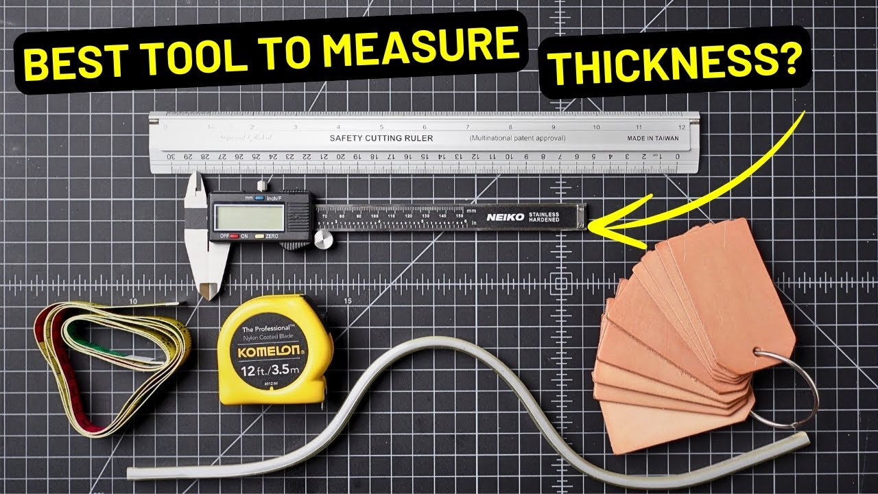 Leather Working Measuring Tools: Rulers, Calipers, Gauges
