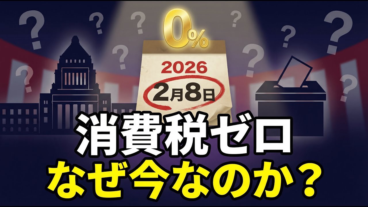 【図でわかる】高市政権が今消費税ゼロを掲げる本当の理由