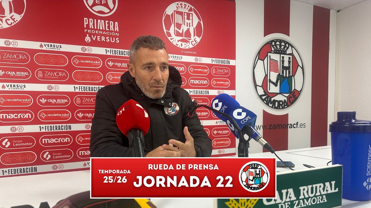 Rueda de prensa Jornada 22 - Óscar Cano