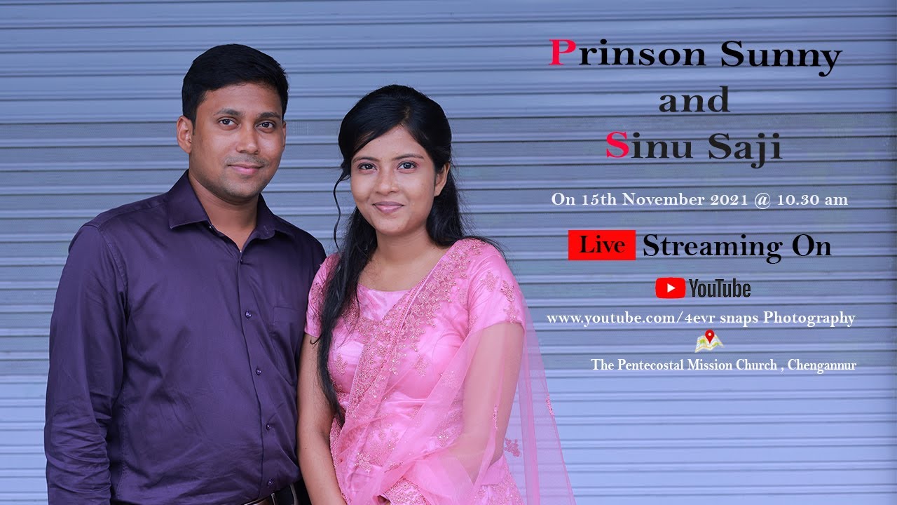 PRINSON SUNNY + SINU SAJI | ᴡᴇᴅᴅɪɴɢ ʟɪᴠᴇ |