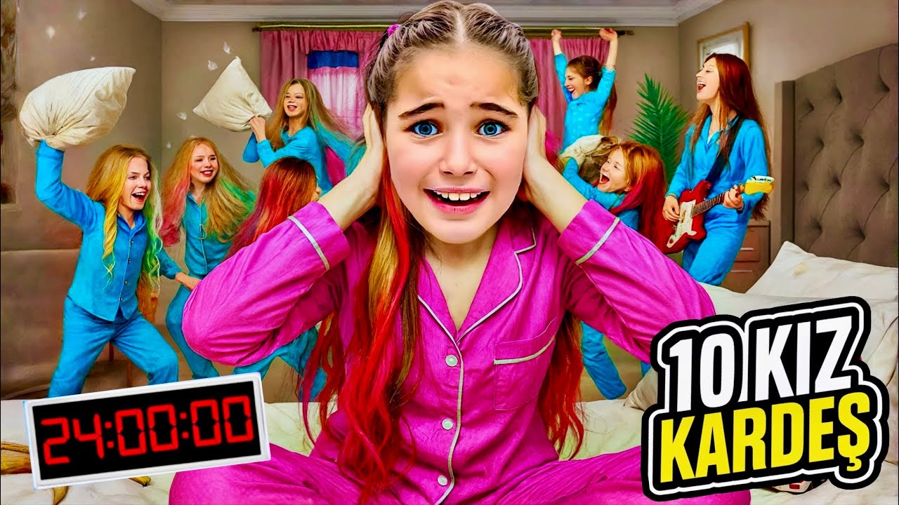 ELİF SİNEM 5 KIZ KARDEŞLE 1 G&Uuml;N GE&Ccedil;İRDİM@elifsinemtv 