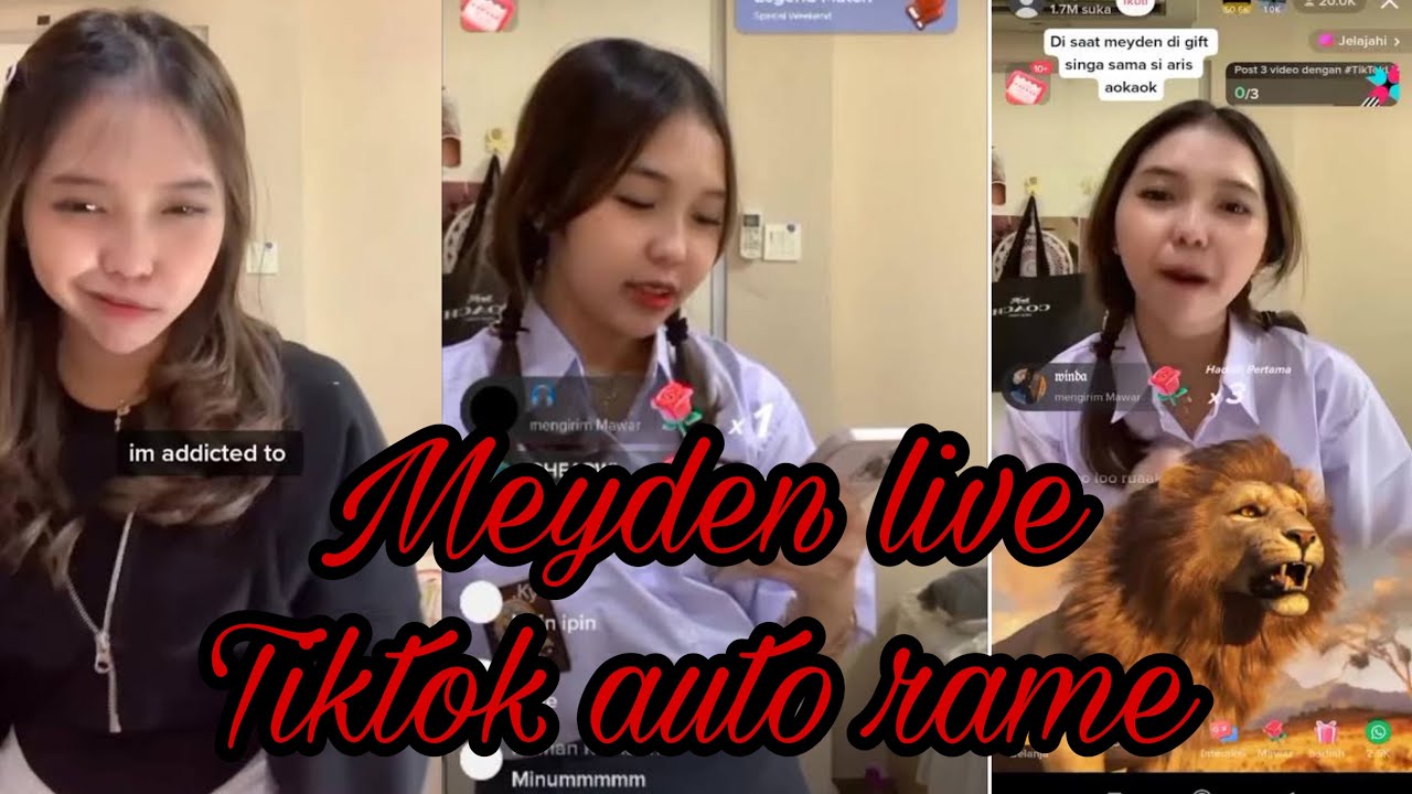 Kelakuan kocak meyden pas lagi jualan atau live tiktok , lucu bikin ngakak