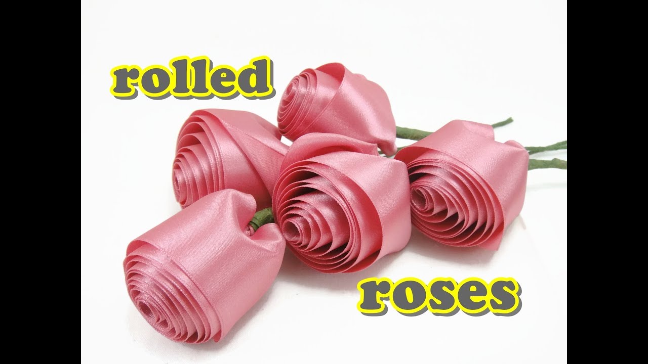 Ribbon Craft Tutorial - Rolled Roses