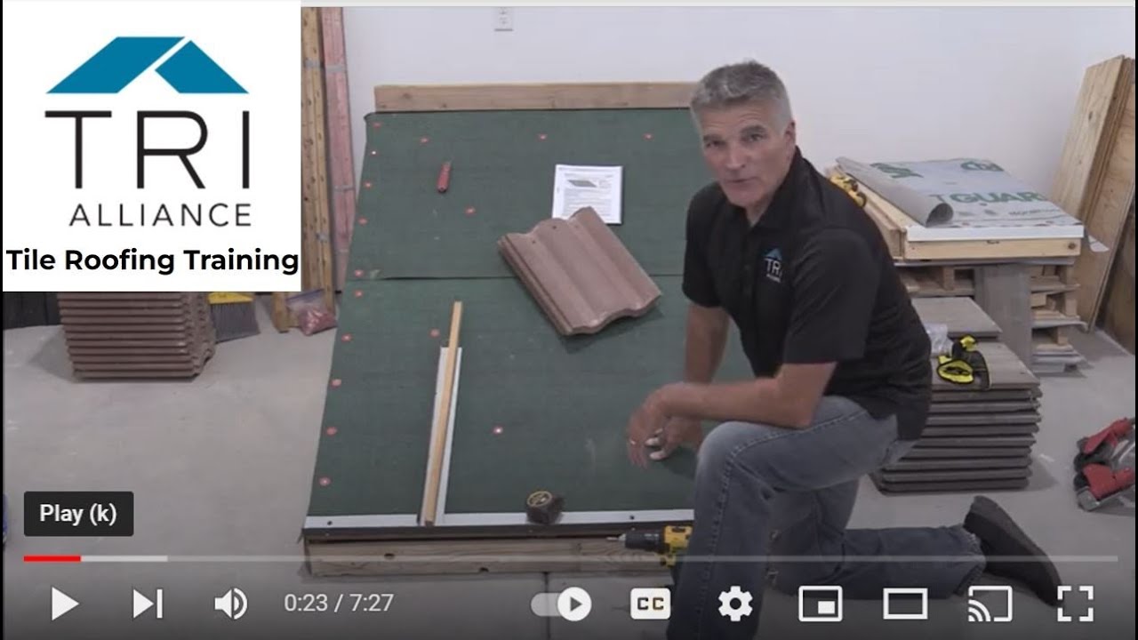 Tile Roofing Layout Training