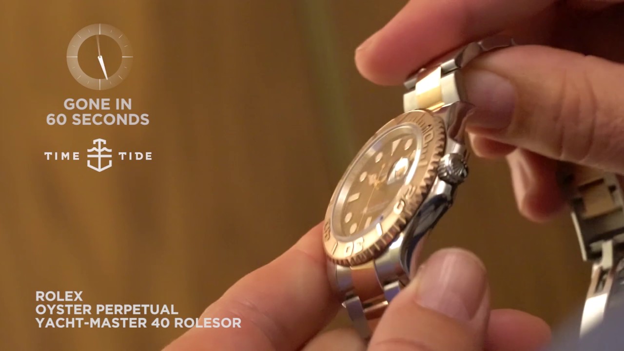 GONE IN 60 SECONDS - Rolex Yacht-Master 40 Rolesor