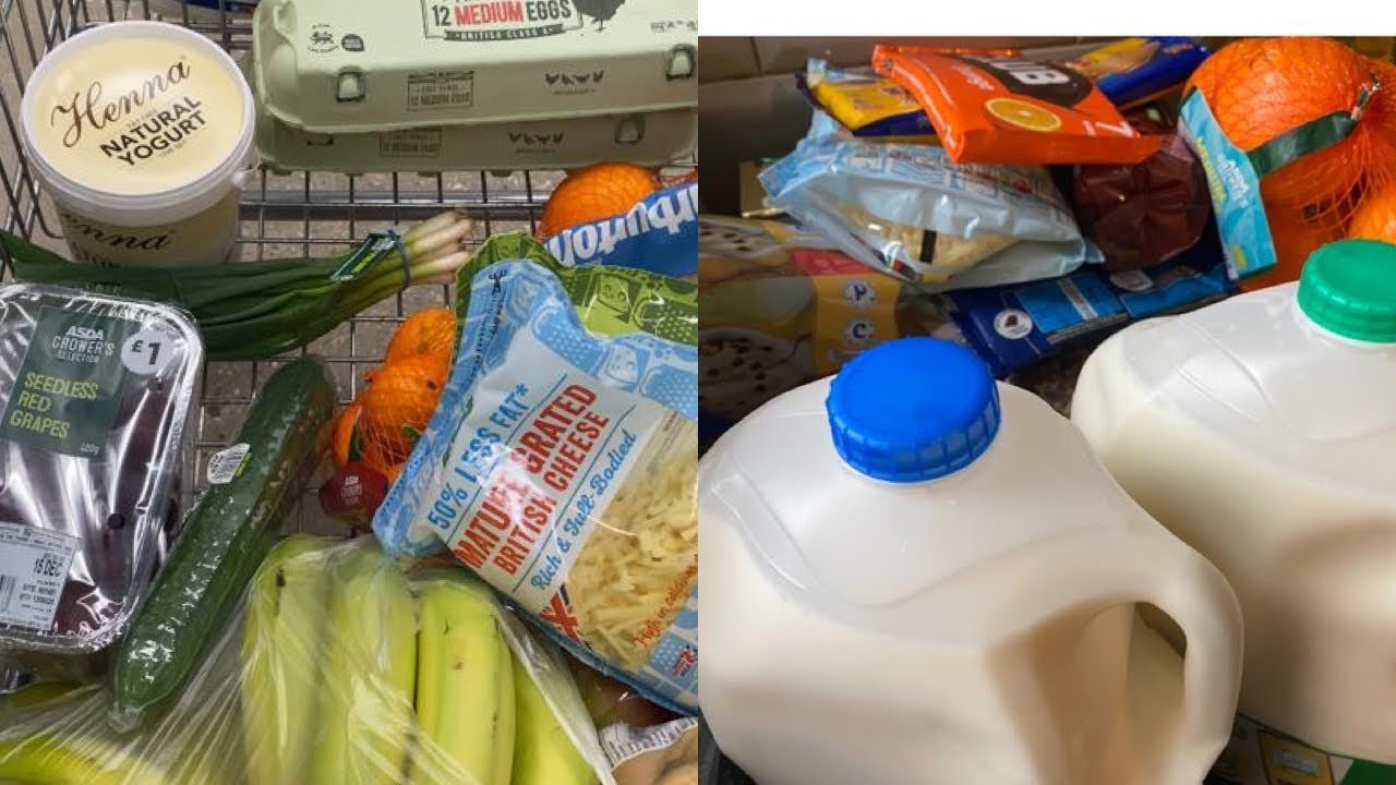 Weekly Grocery Shopping At Local Supermarket || Grocery Shopping At Asda
