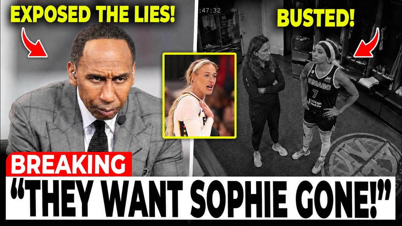 Stephen A Smith GOES OFF AT WNBA After LEAKED VIDEO of Stephanie White VENDETTA vs Sophie Cunningham