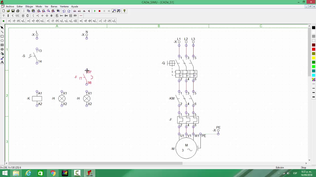RELES TERMICOS, SIMBOLOGIA Y SIMULACION EN EL PROGRAMA CADESIMU V3