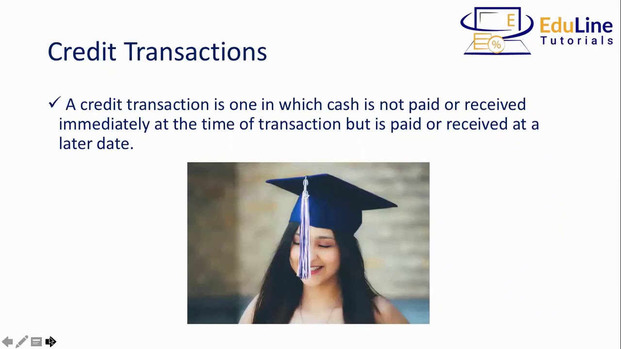 What are the different types of transactions in accounting? | Cash | Credit | Barter