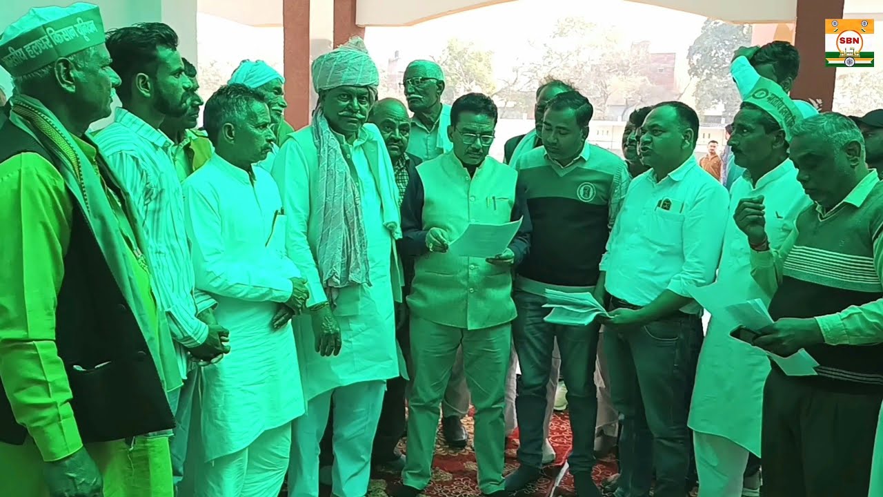 रामपुर मनिहारान:भारतीय हलधर किसान यूनियन ने तहसील मुख्यालय पर बैठक आयोजित कर प्रशासन को सौंपा ज्ञापन