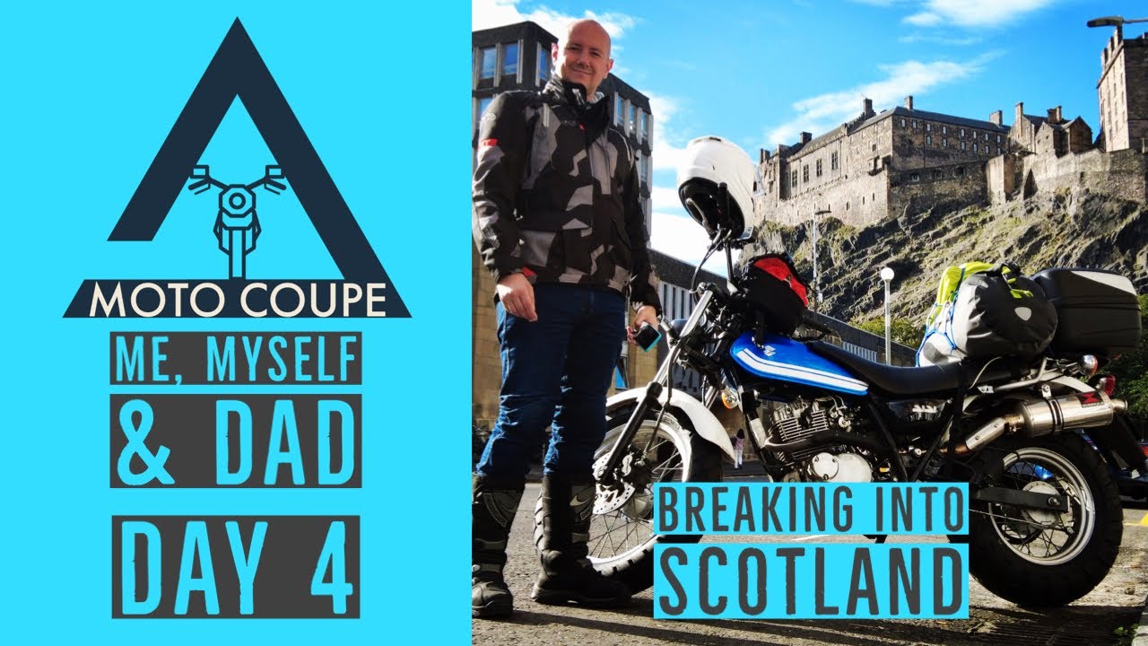 Day 4 | Riding through Edinburgh | Berwick-Upon-Tweed to Peterhead | Suzuki RV125 Van Van