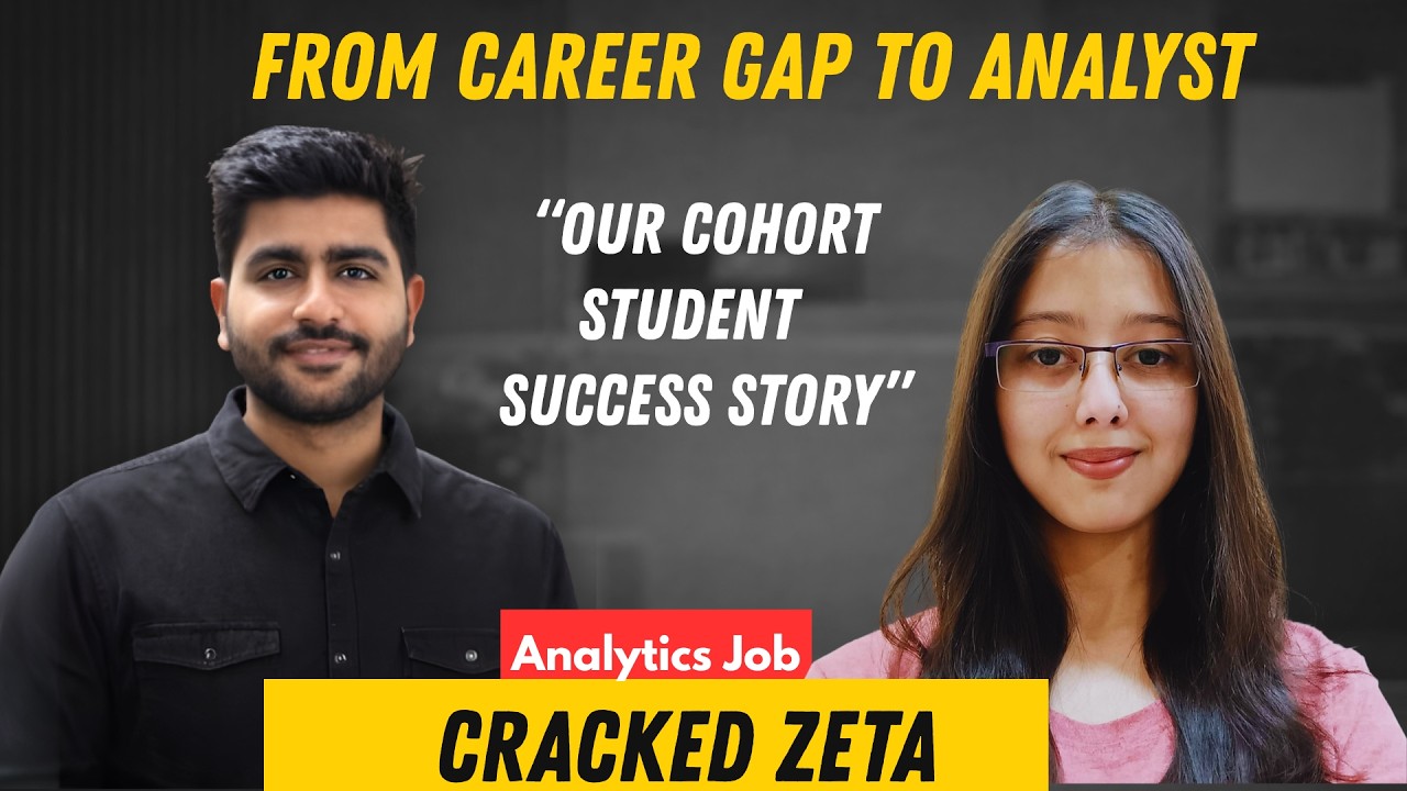 Career Gap To ZETA: Our Cohort Student Success Story