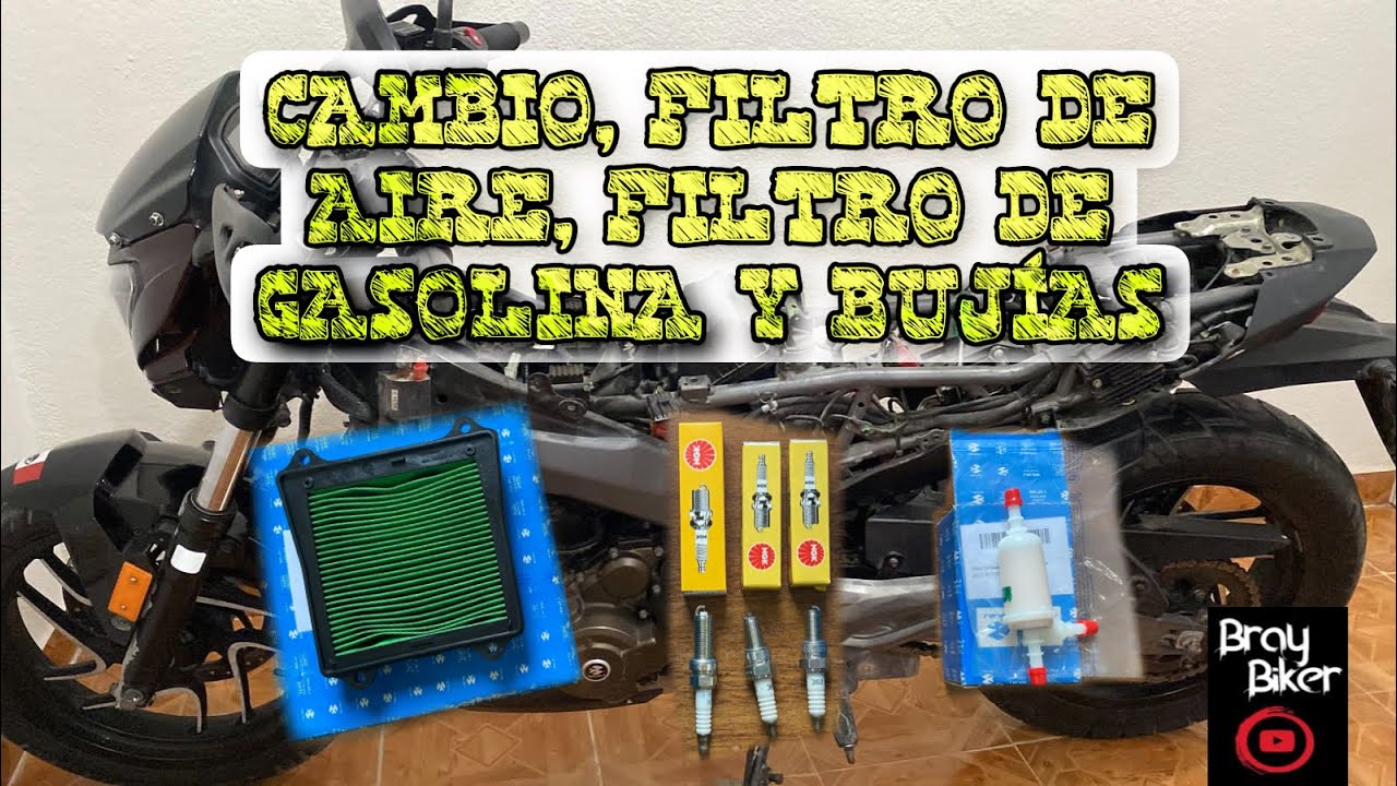 Cambio de bujías y filtros - DOMINAR 400