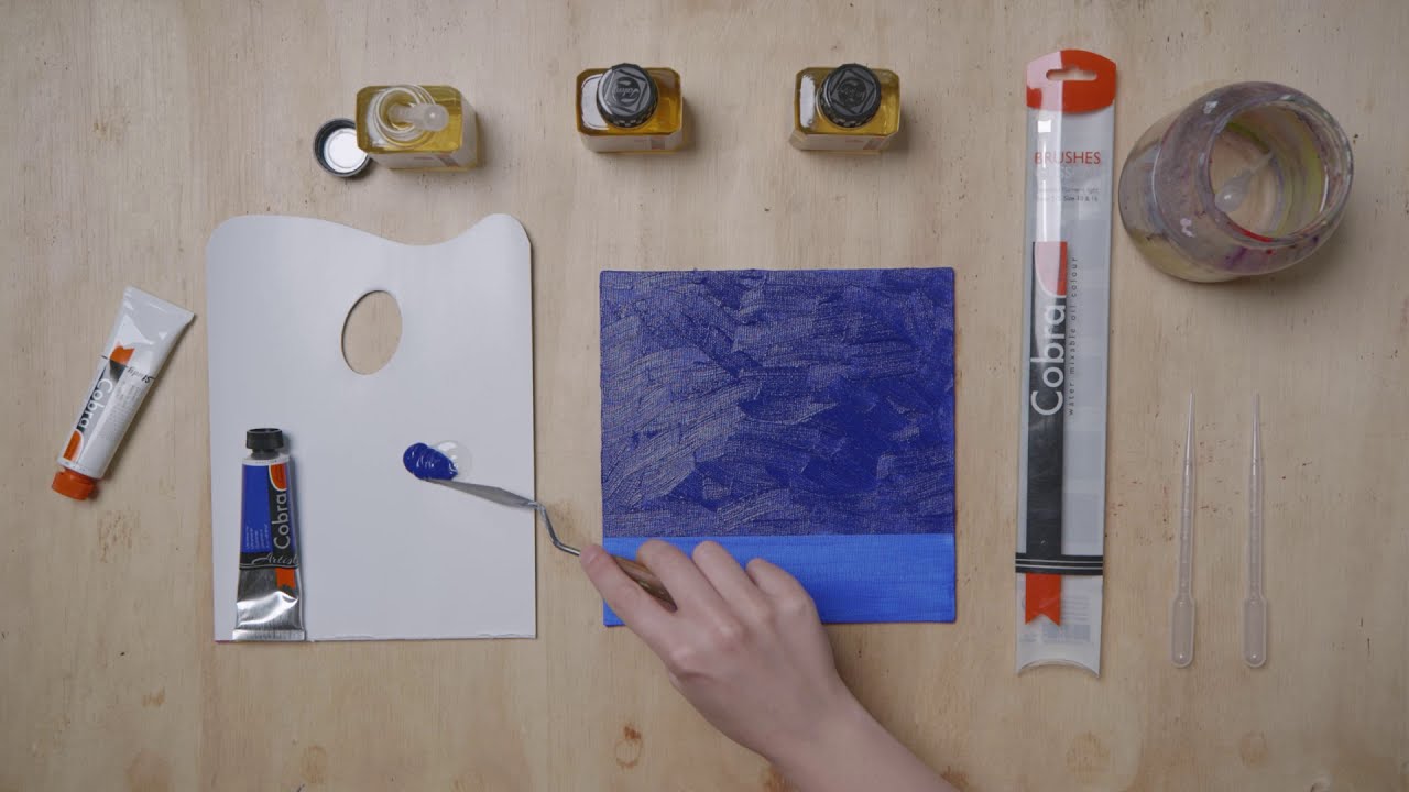 Building an Oil Painting with Cobra Water Mixable Oil | How to | Solvent Free | Cobra | Royal Talens