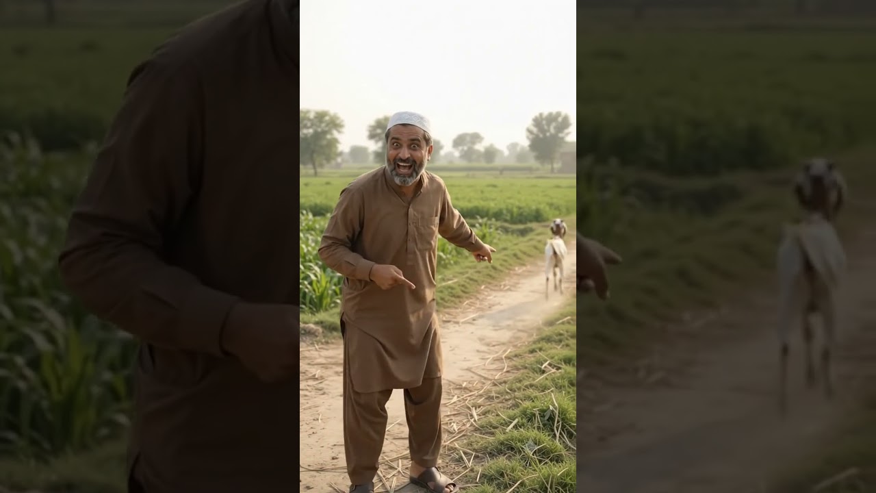 Bakri Bhi TikTok Star Ban Gayi 😂🐐#FunnyVideo #PakistanVillage #UrduComedy #PakistaniComedy