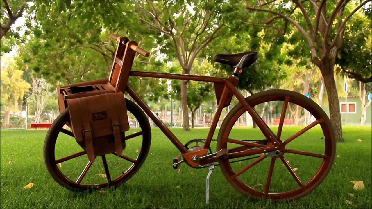 GP Bicycles Iroko Frame with Wooden Wheels
