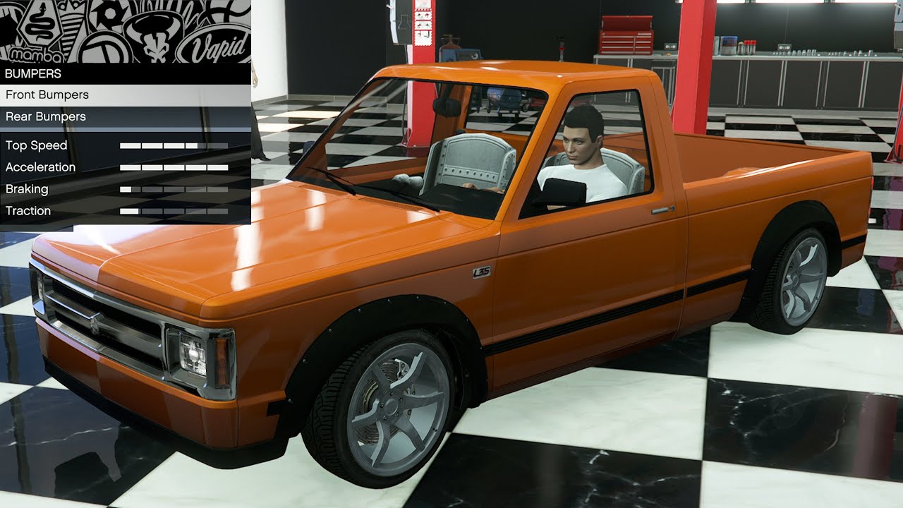 GTA 5 — DLC «Настройка транспортного средства» — Declasse Drift Walton L35 (Custom Chevy S10)