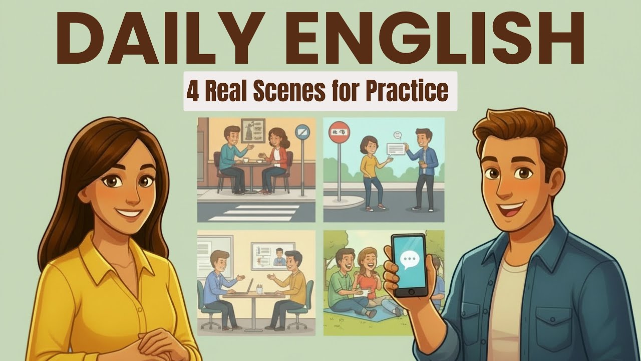 Don't Just Study — Listen! 4 Real Scenes for English Learners 
