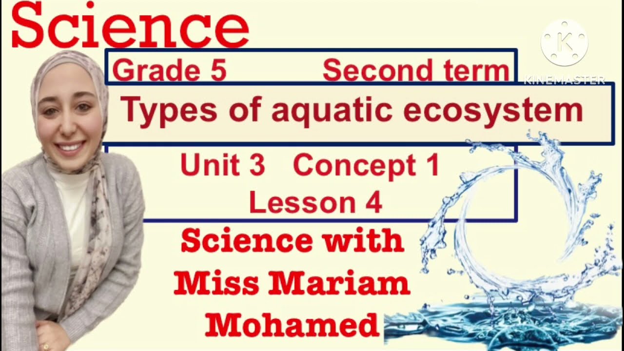 Grade 5 | Science | Unit 3 | Concept 1 | Lesson 4 [ Types of Aquatic ecosystem]