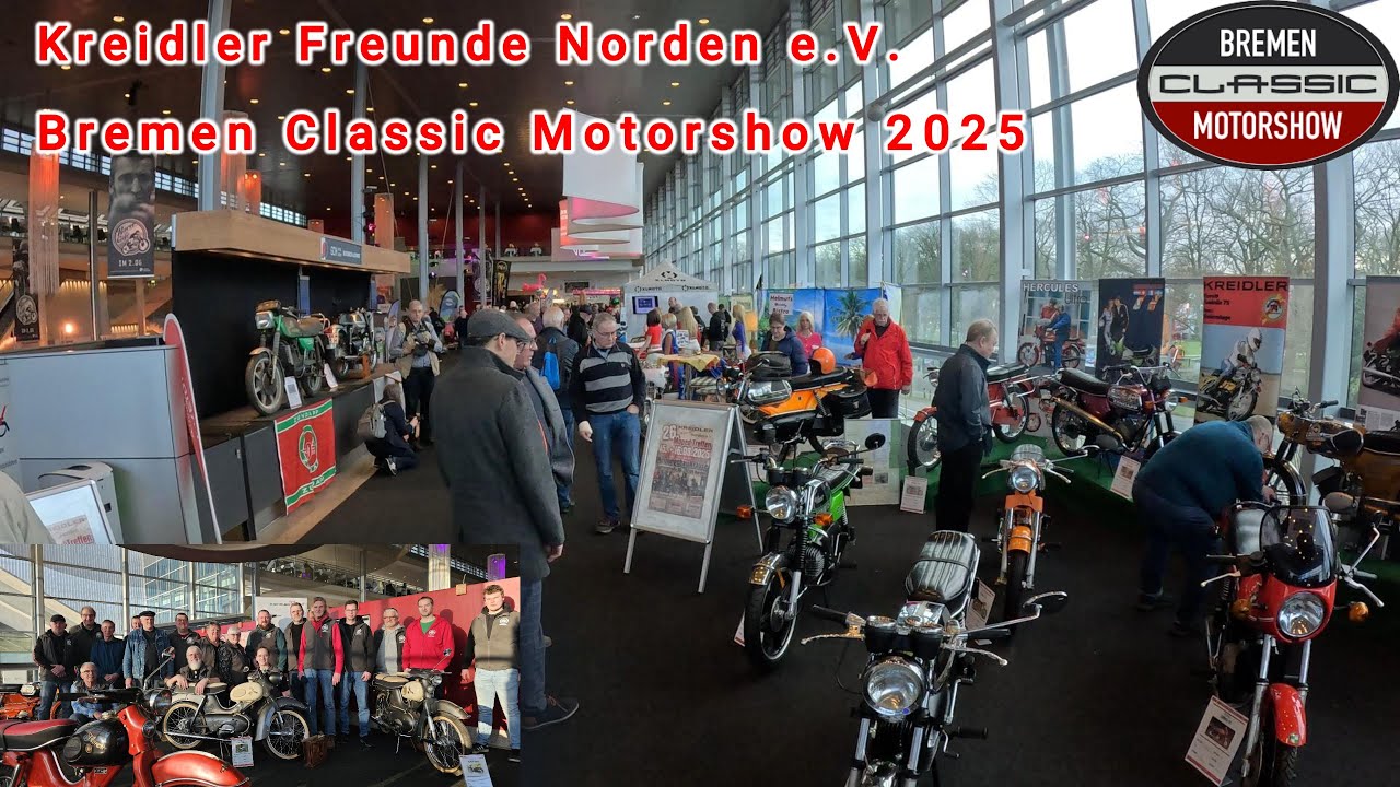 Kreidler Freunde Norden auf der Bremen Classic Motorshow 2025