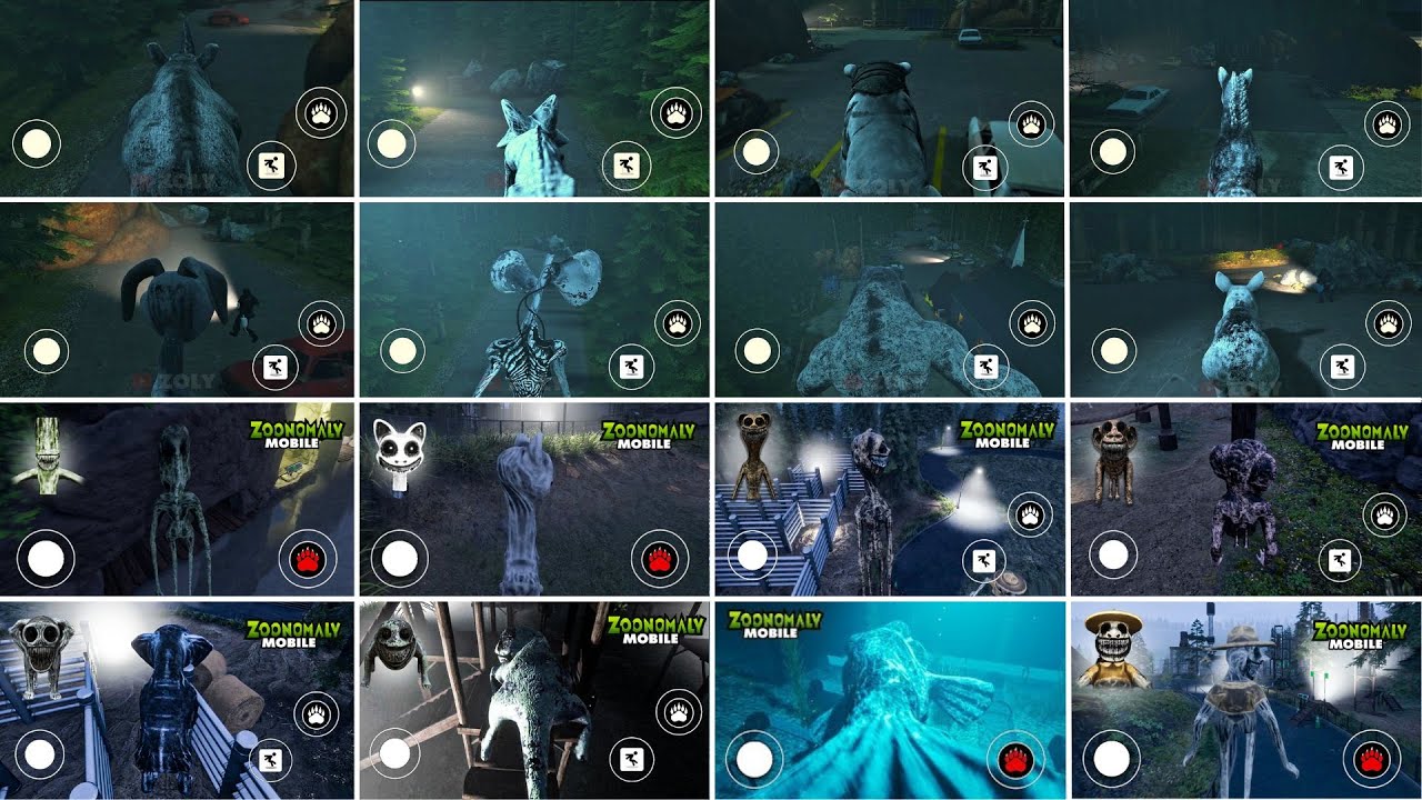 Zoonomaly 2 VS Zoonomaly VS Mobile | All Monsters | All Jumpscary