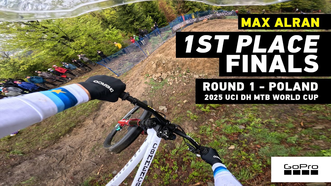 GoPro: Max Alran with a HUGE WIN - Juniors in Poland - '25 UCI DH MTBWorld Cup