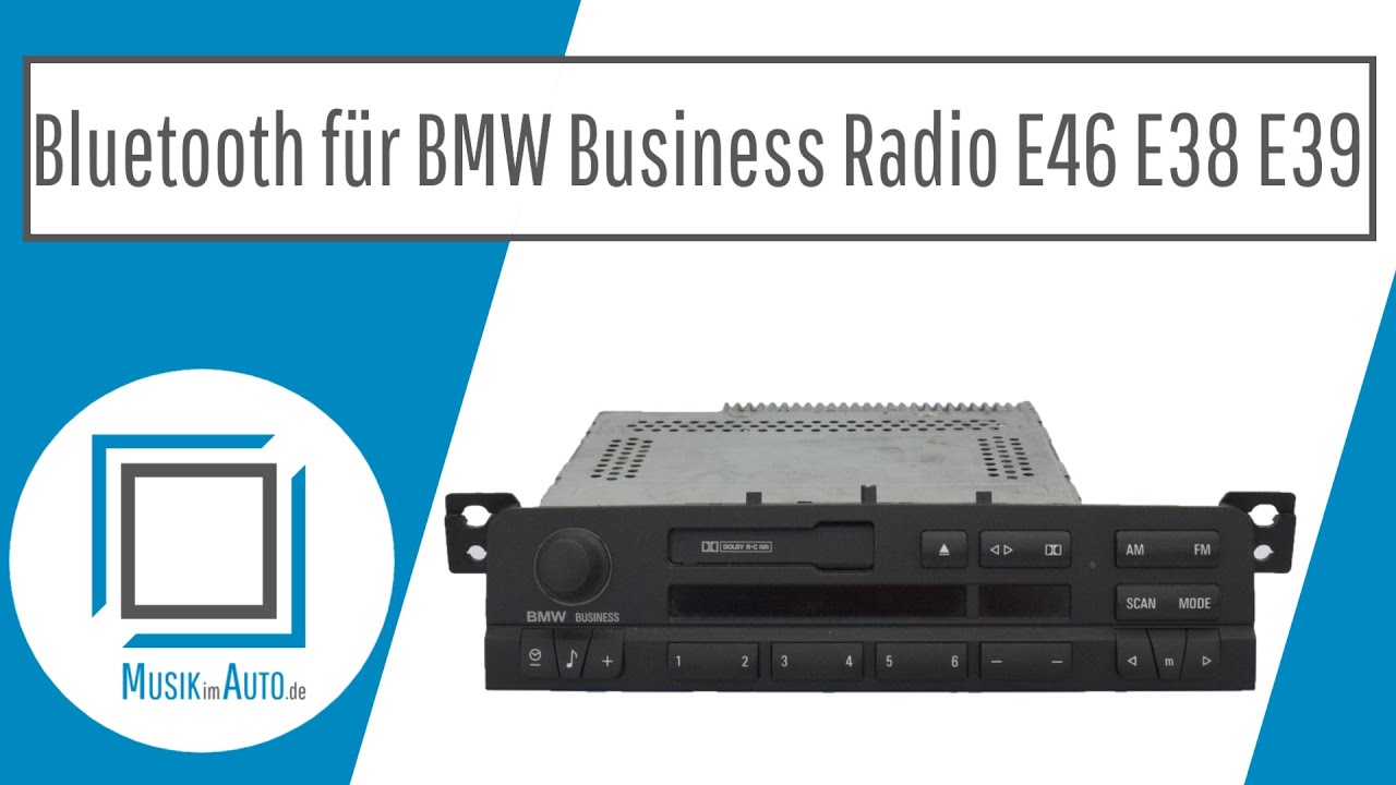 Bluetooth nachrüsten BMW Business Radio E46 E38 E39
