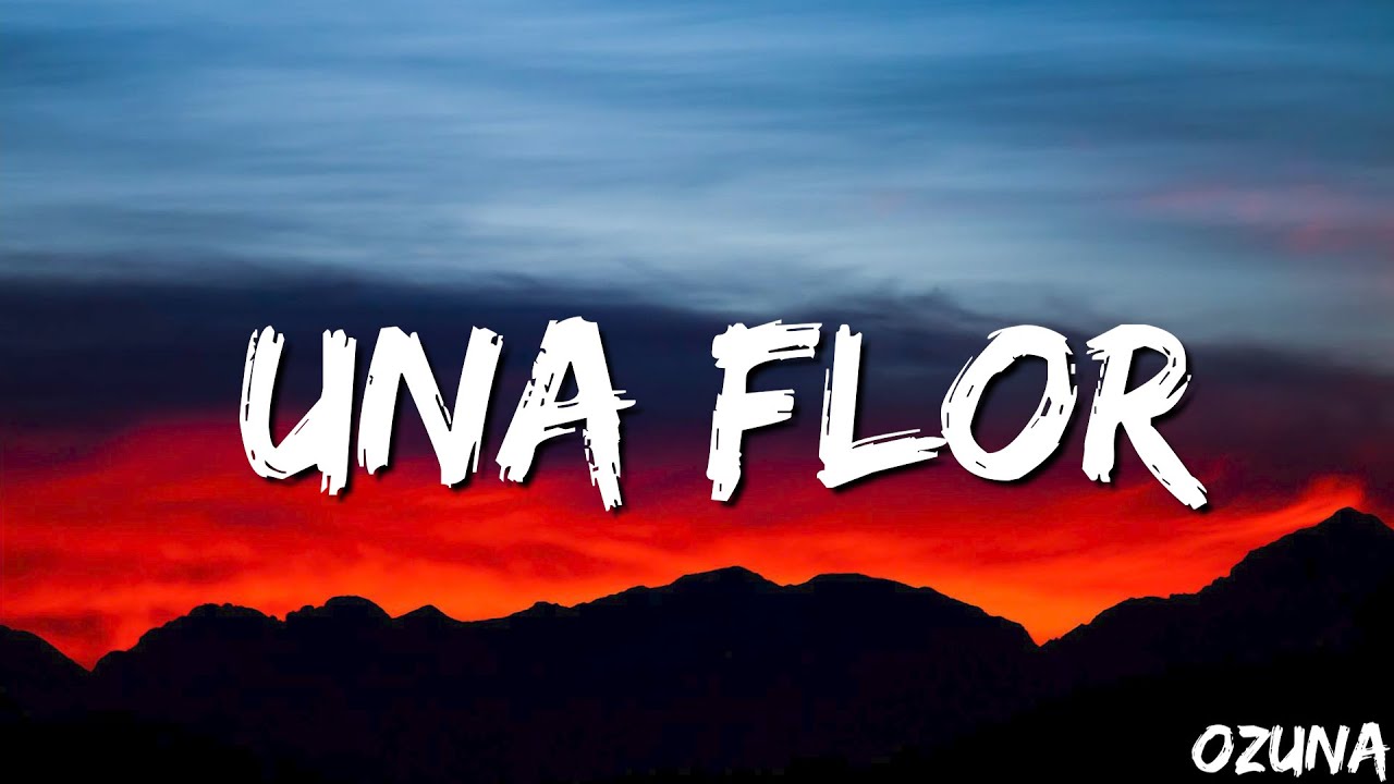 Una Flor - Ozuna ( Letra/ Lyrics )