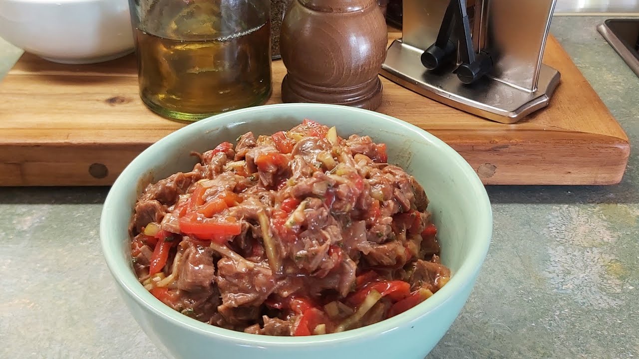 Rindfleischsalat einfach selber herstellen /   Simply make beef salad yourself #79