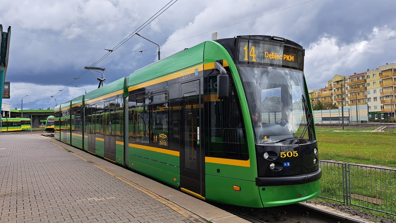 MPK Poznań | Linia 14 | Siemens Combino | Kierunek Dębiec PKM