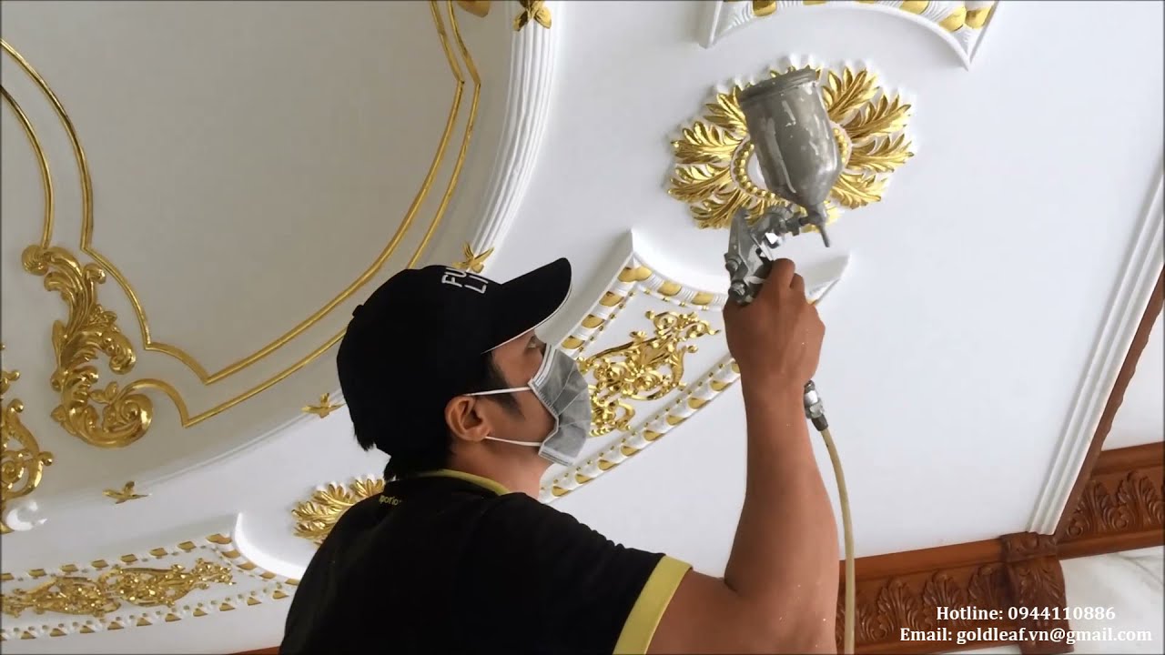 hướng dẫn dát vàng Full các công đoạn