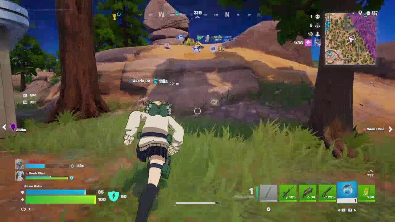 Fortnite - Playing with friends