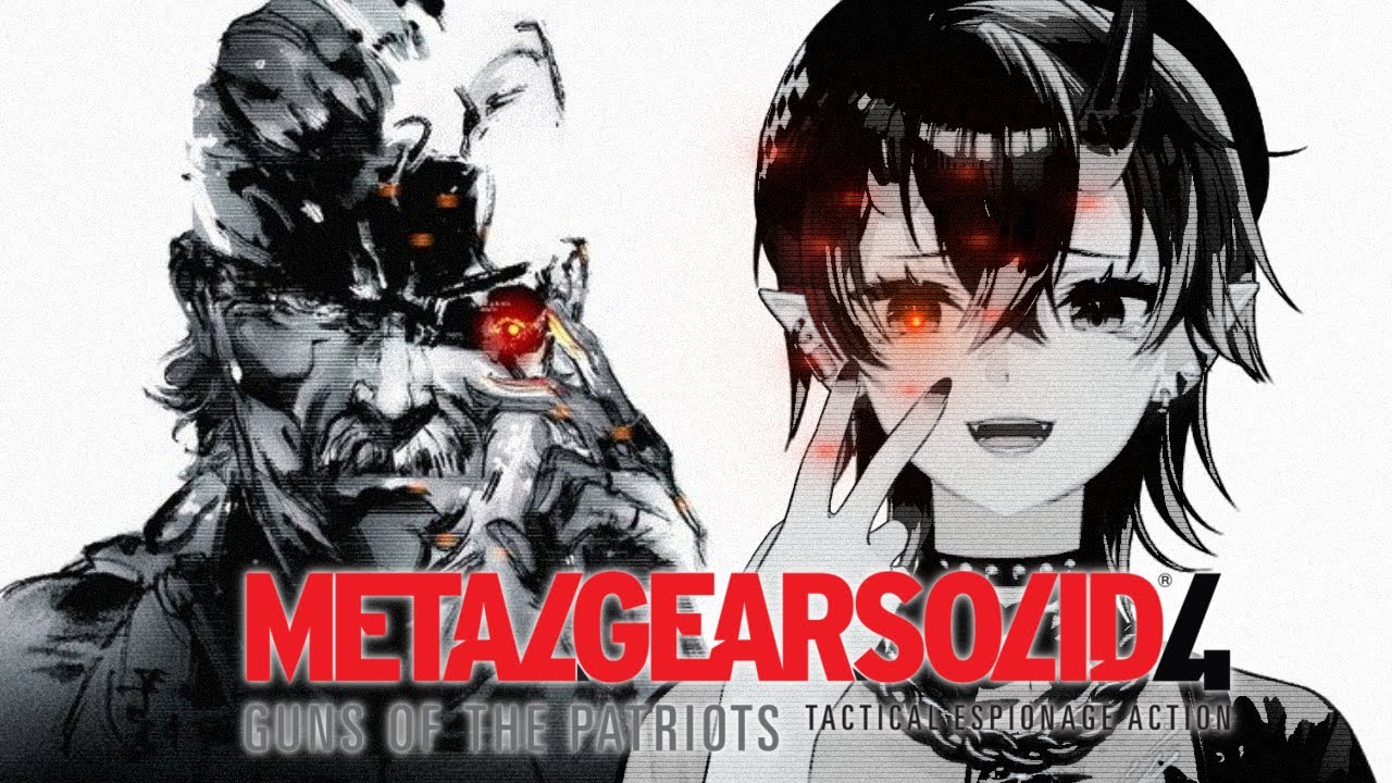 【METAL GEAR SOLID 4】最終回！16年前の名作ステルスゲー「メタルギアソリッド4」初見実況プレイ【龍ヶ崎リン / ななしいんく】
