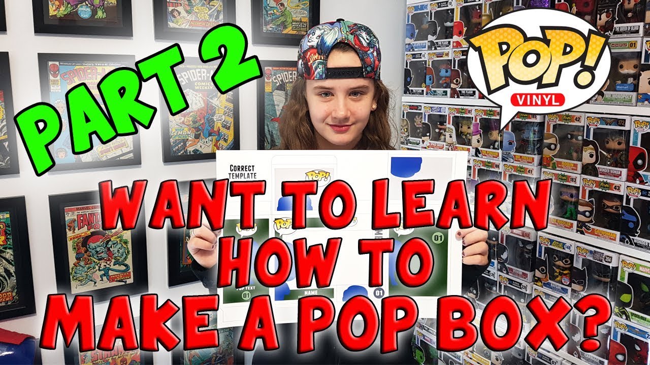 How To Make a Custom Funko Pop Vinyl Box PART 2
