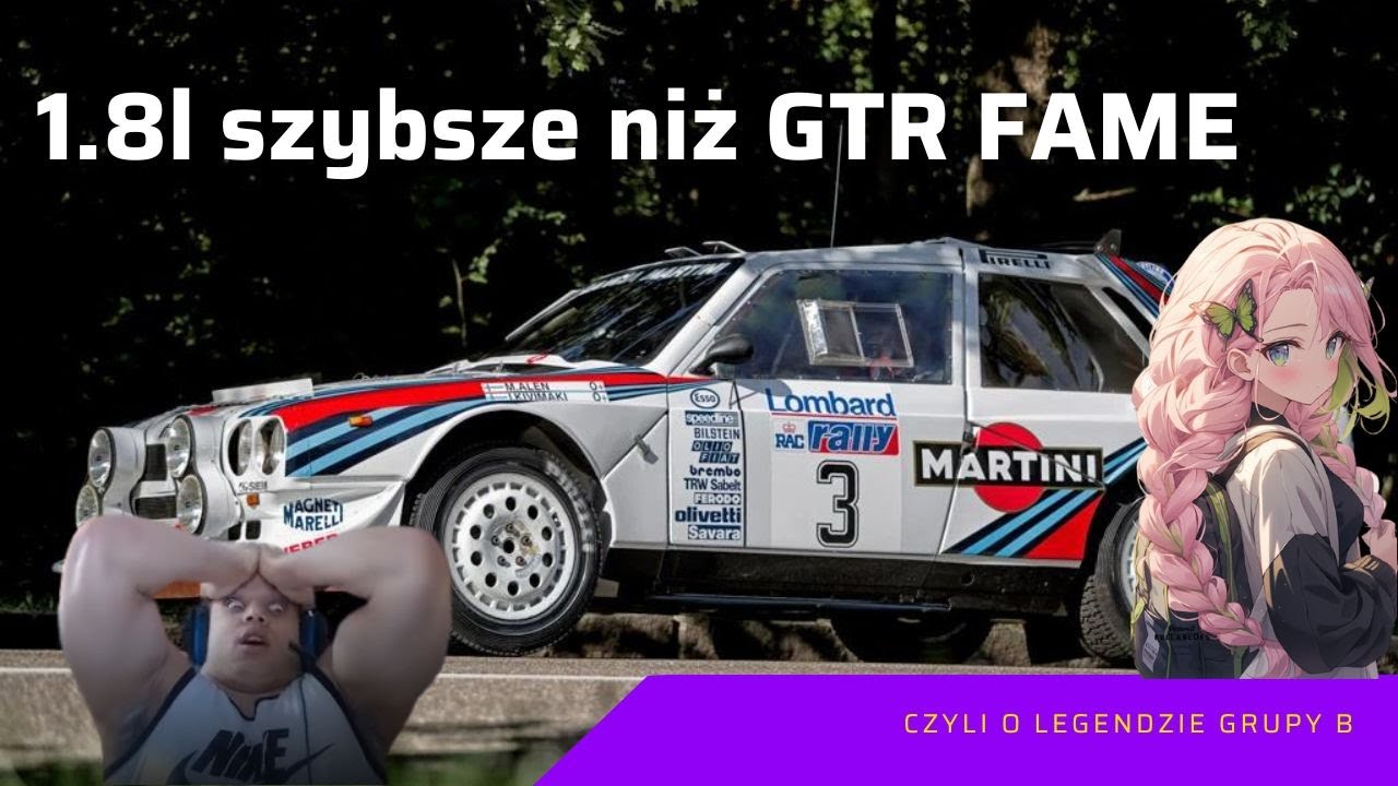 RAJD&Oacute;WKA KT&Oacute;RA MOGŁA STARTOWAĆ W F1  // LANCIA DELTA S4 RALLY