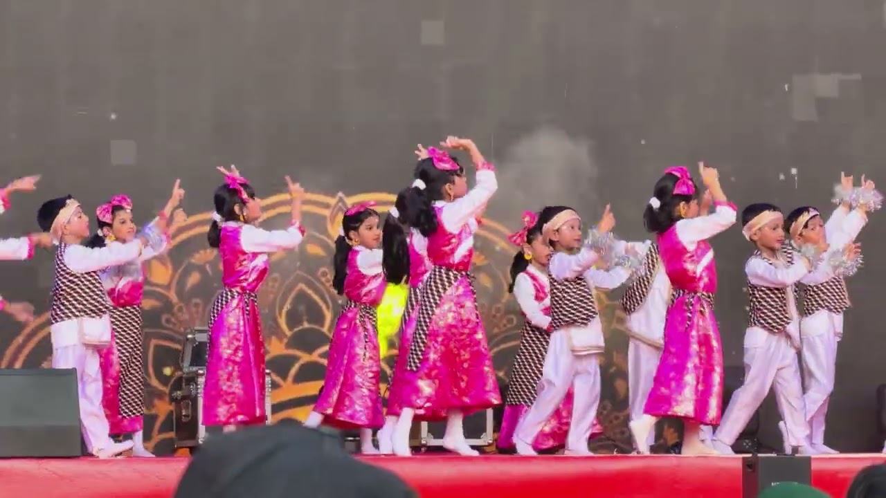 Annual Day Cultural Program | Rukum Mikot Song | Metropolitan International Indian School KG 2M